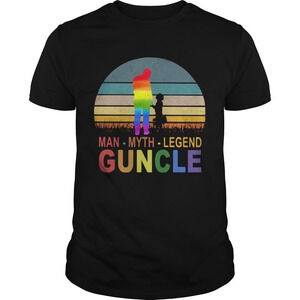 Man Myth Legend GuncleRetro Shirt
